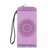 Embossed Flip Stand Case For Samsung Galaxy S8