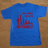 This Family Protects My Family Gun Statement Shirt