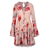 Floral Pleated Dress