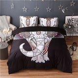 Elephant Fusion Pillow And Bed Cover Set - 7 Majestic Designs To Choose From!