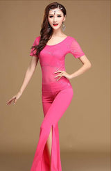 3 Pieces Belly Dancing Practice Wear Set